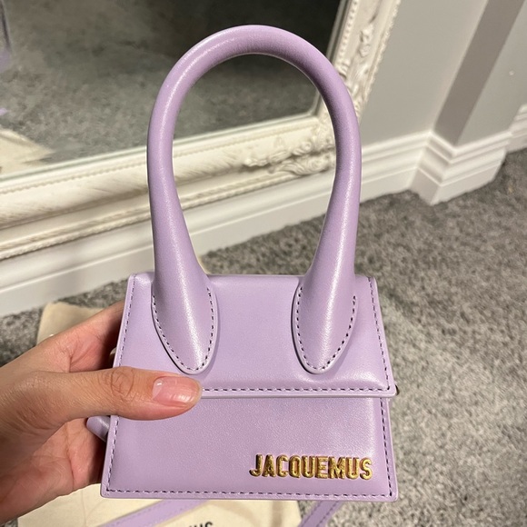 ❌SOLD Jacquemus le chequito in purple - Picture 1 of 9